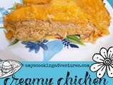 Creamy Chicken Taquitos Pie