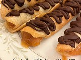 Cuchuflis (Chilean Chocolate & Caramel Cookie Sticks)