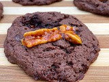 Double Chocolate Honeycomb Cookies
