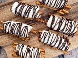 Frozen Peanut Butter Banana Pretzel Bites