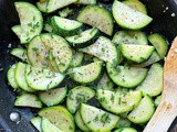 Garlic Butter Sautéed Zucchini