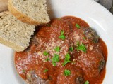 Garlic-Herb Tomato Sauce with Italian Meatballs #SecretRecipeClub
