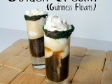 Golden Cream Shots (Mini Guinness Floats)