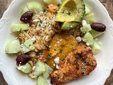 Greek Chicken Rice Bowls