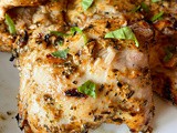 Greek Yogurt Marinated Chicken Thighs