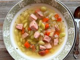 Ham & Baby Lima Bean Soup