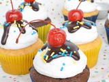 Ice Cream Sundae Cupcakes