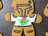 Mandalorian Gingerbread Men with Baby Yoda Sweaters