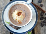 Mexican Hot Chocolate with Ice Cream