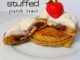 Nutella-Cream Cheese Stuffed French Toast