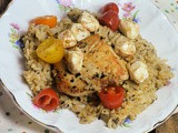 One Pot Caprese Chicken & Rice