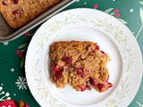 Orange Cranberry Baked Oatmeal
