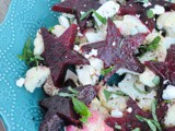 Patriotic Cauliflower and Beet Salad