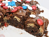 Patriotic s'mores Brownies