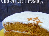 Pumpkin Cake with Cinnamon Frosting