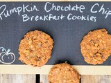 Pumpkin Chocolate Chip Breakfast Cookies