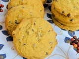 Pumpkin Chocolate Chip Pudding Cookies #choctoberfest