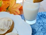 Pumpkin Cookies with Browned Butter Icing