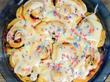 Rainbow Sprinkle Cinnamon Rolls