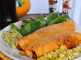 Rice & Bean Enchiladas