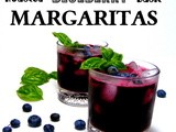 Roasted Blueberry Basil Margarita