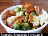 Roasted Brussels Spouts & Cauliflower with Bacon