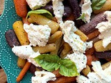 Roasted Carrots with Burrata
