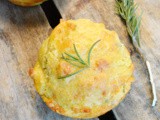 Rosemary Cheddar Cornbread Muffins #BloggerClue