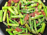 Sautéed Asparagus with Bacon & Parmesan