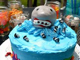 Shark Cake & a Food 'n Flix Invite