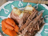 Slow Cooker Guinness Pot Roast #StPatricksDay