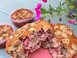 Strawberry Rhubarb Muffins