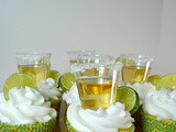 Tequila Shot Margarita Cupcakes