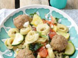 Tortellini with Turkey Meatballs #SecretRecipeClub