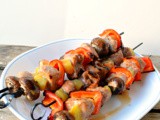 Tropical Pork Pineapple Kebabs #SecretRecipeClub