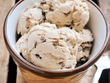 Whiskey-Spiked Coffee Ice Cream with Chocolate Chips (No Churn)