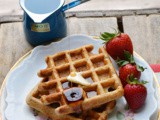 Whole Wheat Buttermilk Waffles