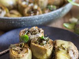 Artichokes Alla Romana / Roman Style Artichoke Recipe