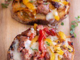 Cheesy Sausage Bruschetta Recipe