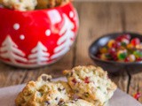 Chocolate Chip and Nut Fruitcake Cookies