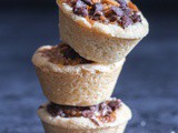 Chocolate Toffee Shortbread Cookie Cups