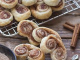 Cinnamon Sugar Puff Pastry Palmiers