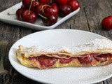 Creamy Cherry Strudel