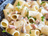 Creamy Mushroom & Ham Pasta