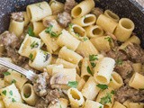 Creamy Pasta Boscaiola with Mushrooms and Sausage