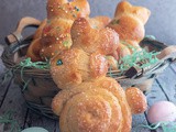 Easter Brioche Bread Bunnies