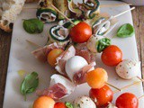 Easy Italian Antipasto Skewers