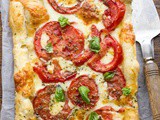 Easy Italian Fresh Tomato Cheese Pie