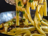 Easy Italian Mushroom Fettuccine