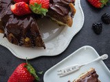 Easy Marble Cake with Chocolate Ganache